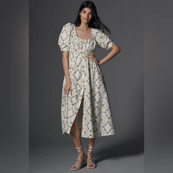 ANTHROPOLOGIE The Peregrine Midi Dress